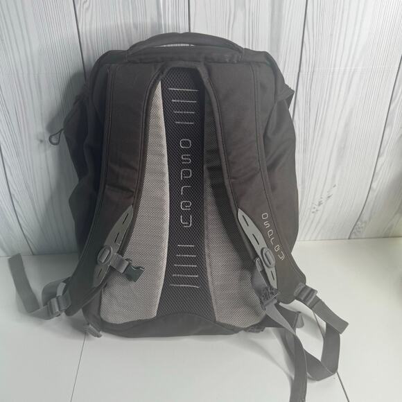 Osprey Flap Jack Pack Backpack Bag Hiking Laptop School  Outdoors Gray Yellow main image 10